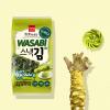 Wang Korean Seaweed Snacks Wasabi Flavor, Crispy Roasted Seaweed Sheets view 2