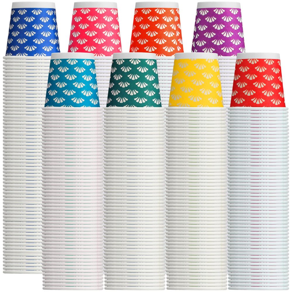 Gerrii 1200 Pack 3oz Disposable Bathroom Paper Cups Small Mouthwash Cups for Bathroom Use, parties, Picnics, Barbecues, Travel and Events