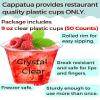 9 oz Clear Plastic Cups, 50 Pack 9oz Plastic Cocktail Party Cups, Disposable Wine Glasses Small Drinking Cups for Wedding, Punch Cup, Reusable Food Safe view 2