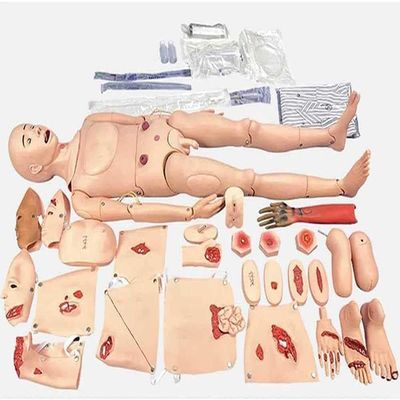160cm Life Size Patient Care Manikin Full Body Training Simulator First Aid Trauma Care Model for Nursing Medical Training Teaching