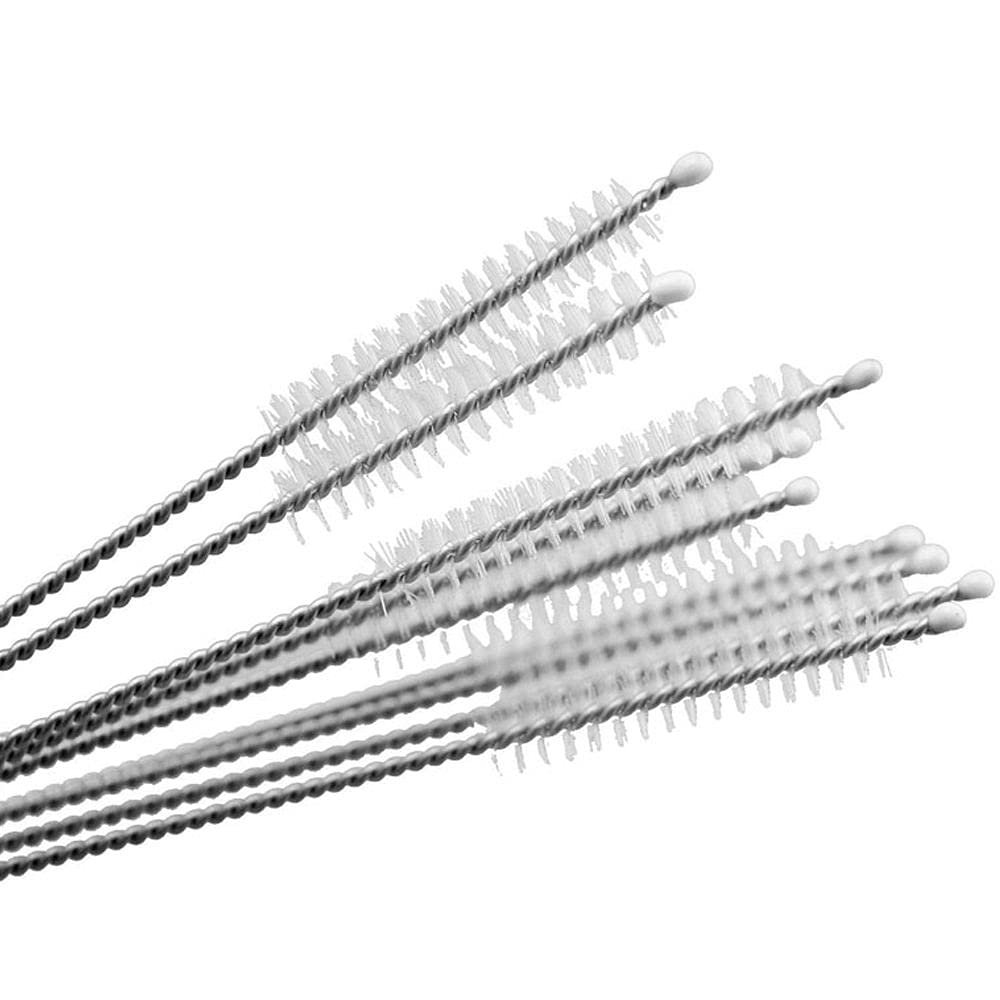 10pcs Nylon Straw Cleaners Cleaning Brush Drinking Pipe Cleaners Stainless Steel Glass and Durable