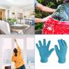 M METERXITY Dust Removal Gloves - Household Cleaning Mitts, Soft & Durable, Apply to Kitchen/Garden/Room (8.66 x 5.12 Inches, Mint Green) view 2