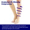 Neo G Therapeutic Compression Socks for Women 20-30 mmhg knee high - for spider or varicose veins, swollen legs, feet, ankles, edema. Closed or Open Toe Compressions Socks for Women (M, Polyamide, view 4