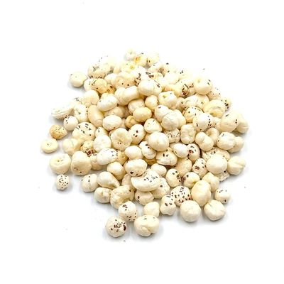 NY SPICE SHOP Phool Makhana - Fox Nut, Popped Lotus Root Seed, Popped Water Lily Seeds - Plain Raw Uncooked, All Natural Puffed Lotus Seeds Vegan No Colors, Protein Snacks, Zero Sugar (8 Ounce)