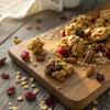 Purely Elizabeth Berry Crisp Granola wit Vitamin D, Made with Organic Oats and Ancient Grains, Gluten-Free, Non-GMO (3 Ct, 8oz Bags) view 4