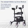Elevate Upright Walker, Gray view 2