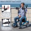 Elevate Upright Walker, Gray view 4