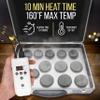 SereneLife Hot Stone Massage Kit Portable Heated Rock Therapy System with Digital Temperature Controller, Includes 12 Massaging Stones, Quick Setup: All-in-One Portable Kit view 4