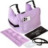 MOYOAMA Post Mastectomy Pillow 4 Pcs Protective Kit incl 1 Gel Pack, Seatbelt Cushion, Shower Lan- Breast Surgery Must Haves,Breast Reduction Recovery Supplies, Breast Augmentation,Post Op Essentials view 1