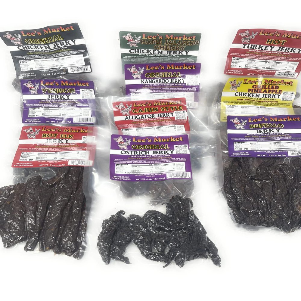 Lee's Market Everything But The Cow Jerky - Soft & Tender - Healthy Low Carb, Gluten-Free Snack - Paleo & Keto-Friendly - Michigan Made Handcrafted Jerky - Specialty Gourmet Meat Snacks