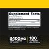 Primaforce Beta Alanine Capsules 3,400mg, 180 Capsules (45 Servings) - Potent Beta-Alanine Supplement view 2