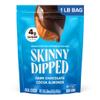 SkinnyDipped Dark Chocolate Cocoa Almonds, 1lb Bag, Healthy Snack, Plant Protein, Gluten Free, Pack of 1 view 1