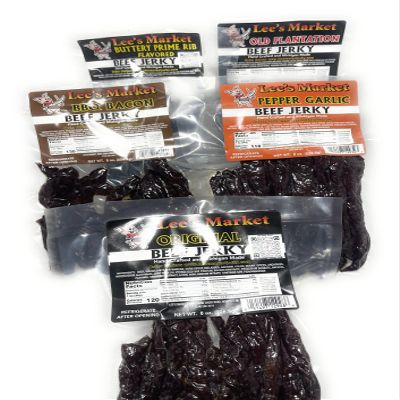 Lee's Market Savory Beef Jerky Bundle - Soft & Tender - Healthy Low Carb, Gluten-Free Snack - Paleo & Keto-Friendly - Michigan Made Handcrafted Jerky - Specialty Gourmet Meat Snacks
