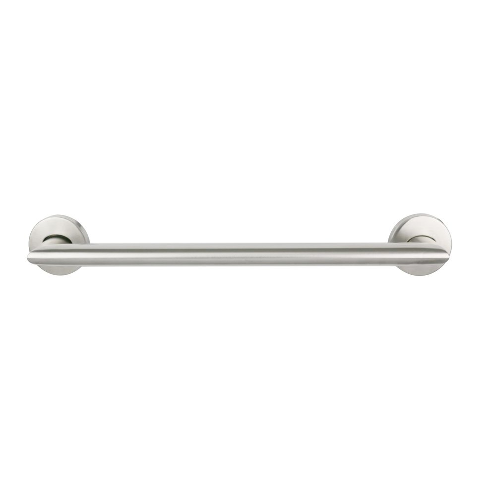 18-inch Coronado Designer Oval Bathroom Shower Grab Bar with Mitered Corners, Satin