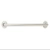 12-inch Coronado Designer Oval Bathroom Shower Grab Bar with Mitered Corners, Polished view 1