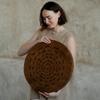 Sound Therapy Tool "Water-Fall Disk" 20 inch | Powerful Ocean Sound | Wooden Rain Drum | Long and Soft Relaxing Sound | 100% Handmade from Natural Wood view 2