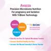 Avazza Prenatal Formula with TriBiom Formula: Probiotics + Prebiotics+ PostBiotics to Nurture & Stabilize Against Leaky Gut. Human Milk Oligosaccharides. 100% Vegan (150g, 30 Servings) view 2