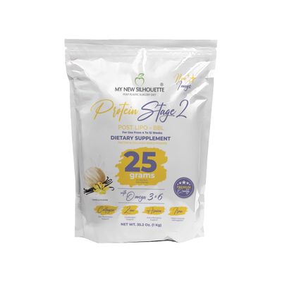 MI NUEVA SILUETA Protein My New Silhouette Stage 2 with omegas + 25 Grams per Serving (Vanilla)
