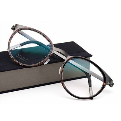 FREAZE Screwless Eyewear Round Reading Glasses Fashion Tortoiseshell Eyeglasses Unisex Computer Readers Multifocus 1.0X (Color : Tortoiseshell, Size : 1.25x)