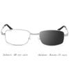FREAZE Folding Sunglasses Portable Reading Glasses Compact Photochromic Eyeglasses Unisex Computer Eyewear Light Weight Readers (Color : Pink, Size : 2.5x) view 4