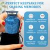 Graceful Small Urns for Human Ashes Keepsake Elegant Cremation Urn for Cherished Memories Tiny Urn Keepsakes Mini Urns for Human Ashes (Blue, Set of 4) view 4