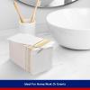 100 Pack Paper Napkins Guest Towels Disposable Premium Quality 3-ply Dinner Napkins Disposable Soft, Absorbent, Party Napkins Wedding Napkins for Kitchen, Parties, Dinners or Events view 4