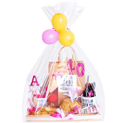 Morepack Extra Large Cellophane Bags for Gift Baskets 50x60 Inches,Jumbo Big Clear Cellophane Bags 10 Pieces