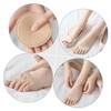 12 Pairs Split Toe Socks No Show Toeless Half Socks No Show Toe Sock Women Open Half Metatarsal Foot Pad Metatarsal Pad Sleeve Liner Miss Slip Front Feet Cotton view 3
