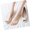 12 Pairs Split Toe Socks No Show Toeless Half Socks No Show Toe Sock Women Open Half Metatarsal Foot Pad Metatarsal Pad Sleeve Liner Miss Slip Front Feet Cotton view 4