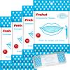 Frehut 300 Count Orthodontic Flossers for Braces - Ortho Dental Floss Picks, 75 Count (Pack of 4), with a Travel Case view 1