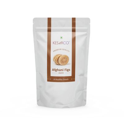 KESARCO Dried Afghani Figs, Anjeer, High In Fiber, Rich In Calcium, Phosphorus And Magnesium(200 Gm)