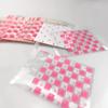 FAZHBARY 100 PCS Pink Valentine Cellophane Bags Heart Self Sealing Cellophane Clear Treat Bags Goodie Bags for Party Supplies view 3
