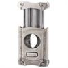 TOEWOE V- Cut Cigar Cutter, Stainless Steel Cigar Cutter, Cigar Cutter Guillotine, Stainless Steel Blades, Built-in Cigar Punch Cutter, Gift for Father, Boyfriend (Color : Silver) view 3