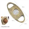 TOEWOE Portable Cigar Cutter, Cigar Cutter Guillotine, Stainless Steel Double Blade Cigar Guillotine, Gifts for Men (Color : Silver) view 2