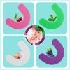 Bite Wafers for Orthodontic Braces - Therapy Wafer Latax Free, Relieve Pain from Braces, Teeth Pain Relief Chewie, Night Mouth Guard Alternative (Bubble Gum, 10 Pcs) view 3