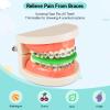 Bite Wafers for Orthodontic Braces - Therapy Wafer Latax Free, Relieve Pain from Braces, Teeth Pain Relief Chewie, Night Mouth Guard Alternative (Grape, 10 Pcs) view 2