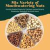 Nuts gift Basket Platter With a Variety of Freshly Roasted Nuts - Beautifully Packaged Gift for Birthday, Sympathy Basket. (6 Sectional Ultimate) view 3