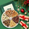 Nuts gift Basket Platter With a Variety of Freshly Roasted Nuts - Beautifully Packaged Gift for Birthday, Sympathy Basket. (6 Sectional Ultimate) view 4