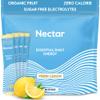 Nectar Energy Booster - Organic Caffeine, B12 & Electrolytes - Sugar Free & Zero Calorie  Healthy Coffee, Energy Drink & Soda Alternative  Hydration & Energy Supplement (Lemon 18 Powder Packets) view 1