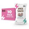 Knack Snacks | Crunchy Protein Balls - Vanilla Birthday Cake Flavor (10x 1.2oz Bags) | Lunchbox Ready, High Protein, Naturally Gluten Free, Lower Sugar, Snack for School, Work, Travel, Parties, Gaming view 1