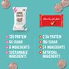 Knack Snacks | Crunchy Protein Balls - Vanilla Birthday Cake Flavor (10x 1.2oz Bags) | Lunchbox Ready, High Protein, Naturally Gluten Free, Lower Sugar, Snack for School, Work, Travel, Parties, Gaming view 3