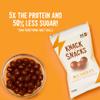 Knack Snacks | Crunchy Protein Balls - Milk Chocolate Flavor (10x 1.2oz Bags) | Lunchbox Ready, High Protein, Naturally Gluten Free, Lower Sugar, Chocolate Snack for School, Work, Travel, Parties view 4