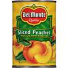 Del Monte (2 Cans) Del Monte Sliced Peaches, Canned Fruit, 15 oz per Can. Total 30 Ounces.DEL Monte Yellow Cling Sliced Peaches in 100% Juice view 1
