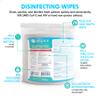 Wipex Gym Equipment Wipes Bundle - Includes 1 White Wall Mounted Dispenser & 4 Packs of 800 ct Disinfecting Wipes Refills, EPA Registered Surface Wipes, Sanitize in 15 Seconds view 4
