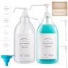 Liquid Laundry Detergent Dispenser for Laundry Room, 70.5oz Laundry Detergent Storage Container, Laundry Dispenser for Liquid Detergent, Includes Pumps, Labels and Wooden Organizer Box,2 Pack view 1