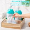 Liquid Laundry Detergent Dispenser for Laundry Room, 70.5oz Laundry Detergent Storage Container, Laundry Dispenser for Liquid Detergent, Includes Pumps, Labels and Wooden Organizer Box,2 Pack view 2