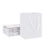 HUAPRINT 12 Pack Medium White Gift Bags,8x5x10 inch Paper Bags with Handles Bulk For Party Favors,Presents,Birthday, Weddings,Baby Showers,Business,Shopping view 1