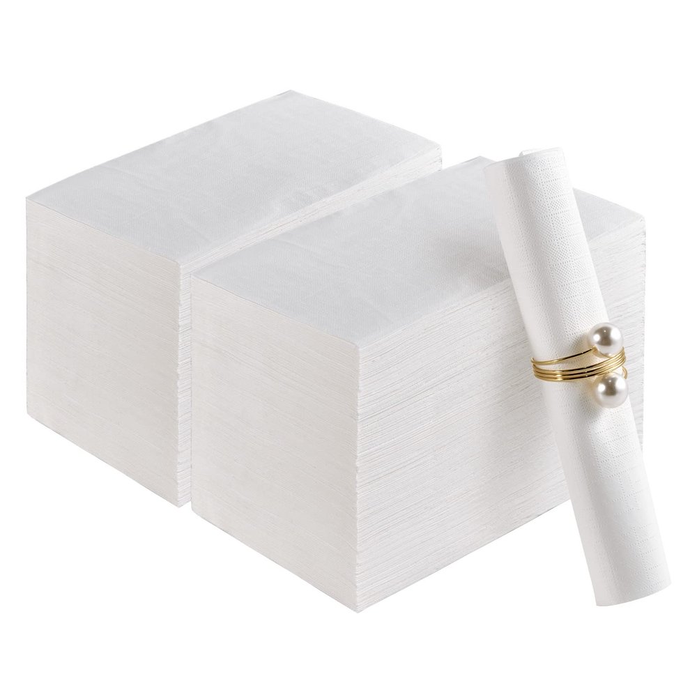 200 Pack Paper Napkins Disposable Guest Towels, Premium Quality 3-ply Dinner Napkins Soft, Absorbent Paper Hand Towels for Party or Wedding