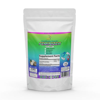 Feminizer Sex Change Pills by SMS, 100 Veggie Caps Pueraria Mirifica For Estrogen 1,000mg Pure 10:1 Root Extract Powder - Kwao Krua Kao - Premium Grade, Organic for Women, Transgender, Ladyboy, LGBT