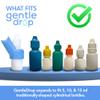 GentleDrop Eye Drop Guide | Reusable Silicone Aid to Help Aim Most Eyedrop Bottles | Bottle Holder Accessory Tool Assists Adults Elderly | Dispenser Invented by Doctors view 4
